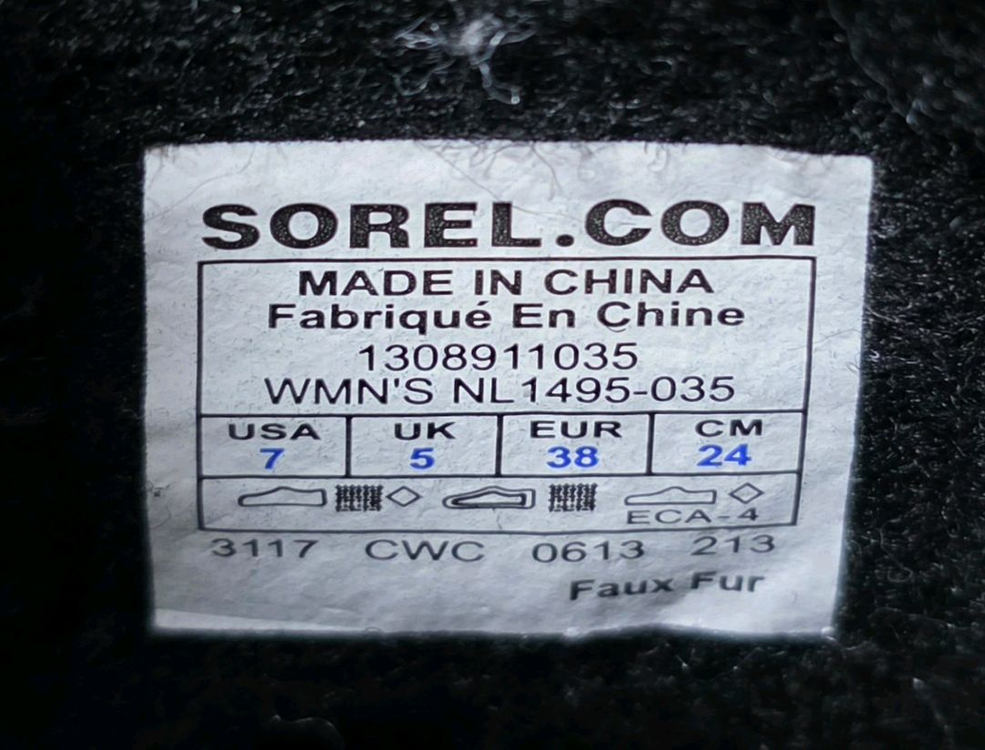 소렐 SOREL 윈터부츠 방수방한화 여성용 US 7(240~245) 이미지