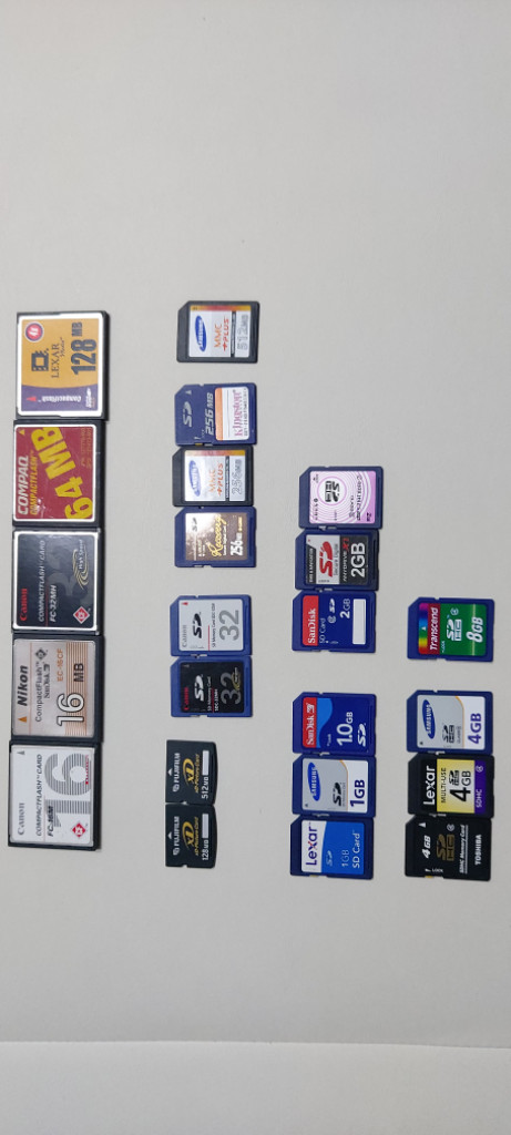 SD카드 SDCARD 메모리스틱 CF 후지--2