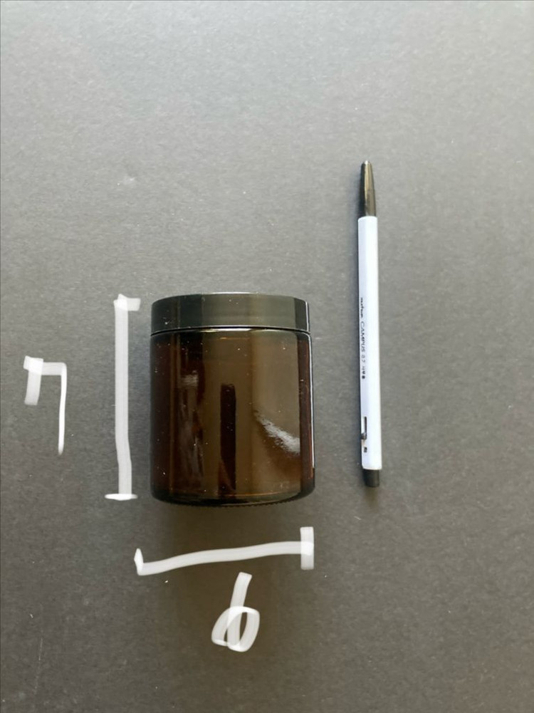 새상품) 갈색 유리병 화장품 크림병 캔들용기 브라운 글래스 24개--1