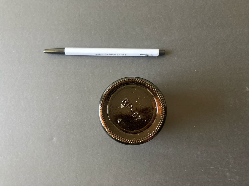 새상품) 갈색 유리병 화장품 크림병 캔들용기 브라운 글래스 24개--2