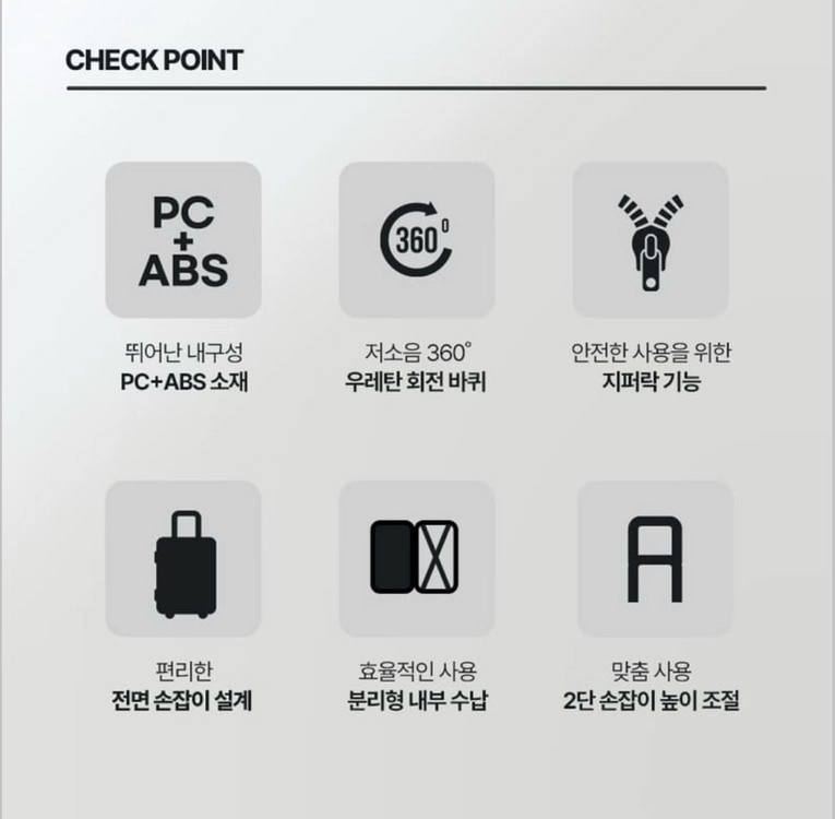 (새상품)TWB 14+20인치 여행용 캐리어 세트 이미지