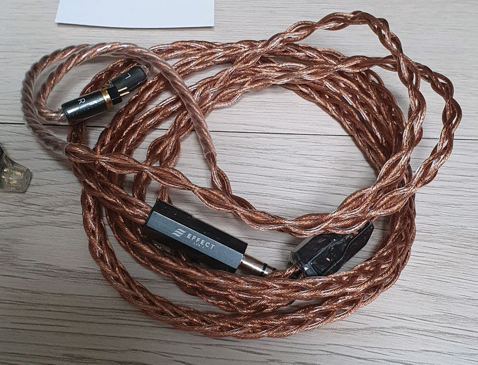 트리니티2(3DD) 이어폰, 아레스S2 커스텀케이블--3