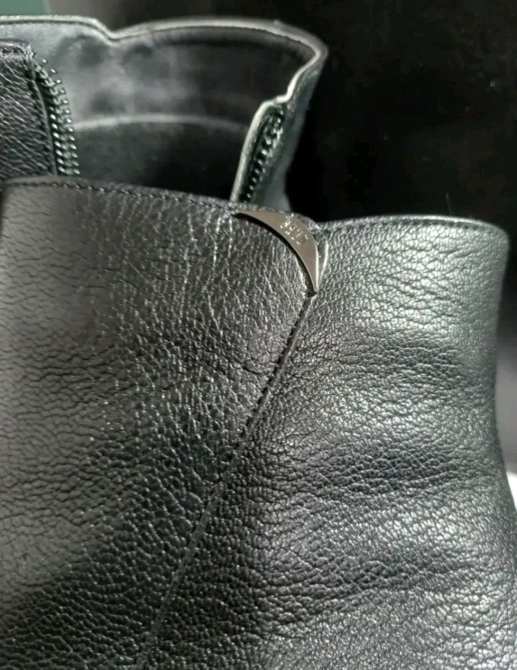 여성 닥스 통굽 원포인트 장식 앵클부츠 (240) DIB111 (새상품) 이미지