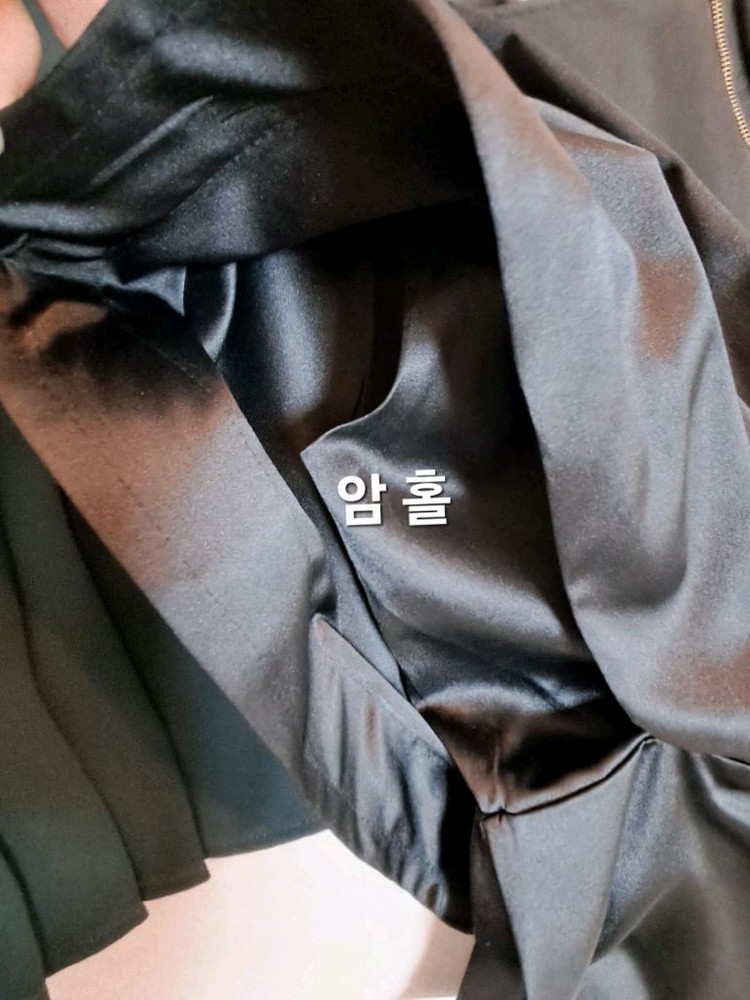 (55) 우아한 새틴셔링 블라우스 이미지