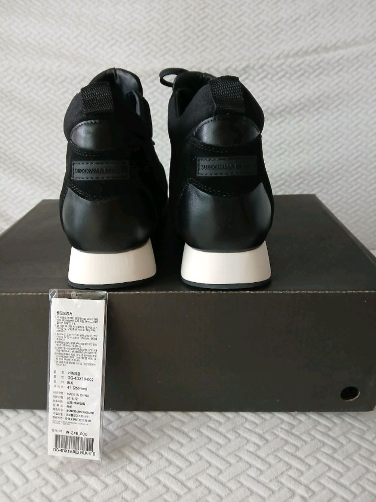 새상품 정가24만9만판매 슈콤마보니운동화265(실측255~260)키높이 이미지