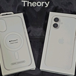 아이폰 17 화이트 256GB 자급제+정품 맥세이프 투명케이스