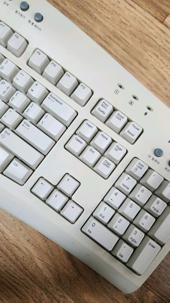 # 빈티지 마이크로소프트 인터넷 키보드 RT9443 PS2급처--3