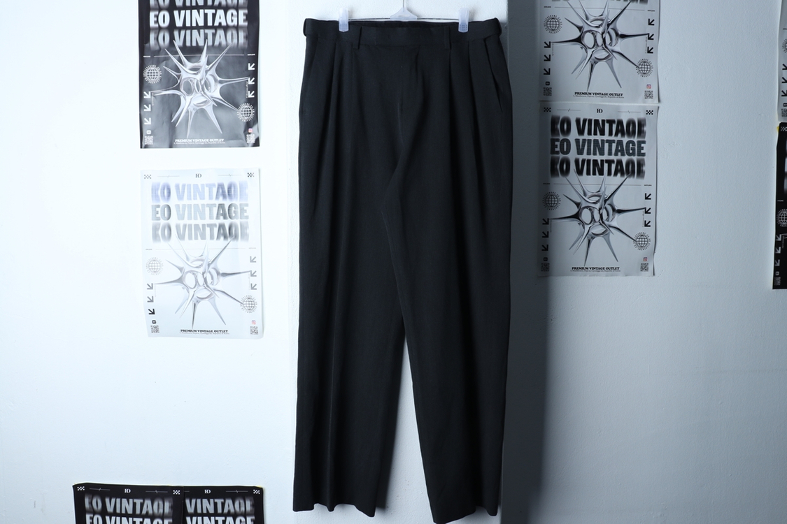 (L) 무신사 스탠다드 슬랙스 경량 바지 투턱 차콜 이미지