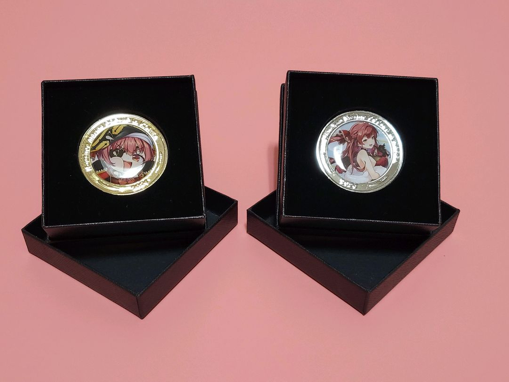 홀로라이브 호쇼마린 한국 팝업 기념 주화--2
