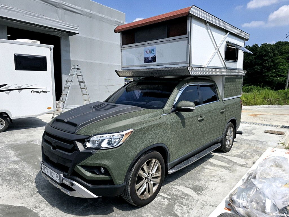 19년 렉스턴스포츠5인승캠퍼캠핑카(지하주차가능)-전액할부됨 이미지
