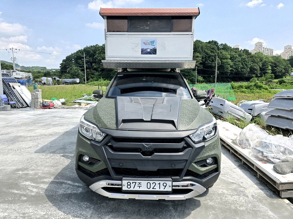 19년 렉스턴스포츠5인승캠퍼캠핑카(지하주차가능)-전액할부됨 이미지