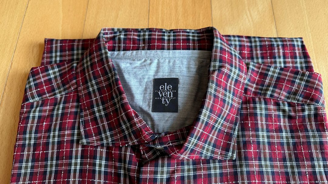 일레븐티 셔츠 남방 드레스 eleventy 정품 새상품--3