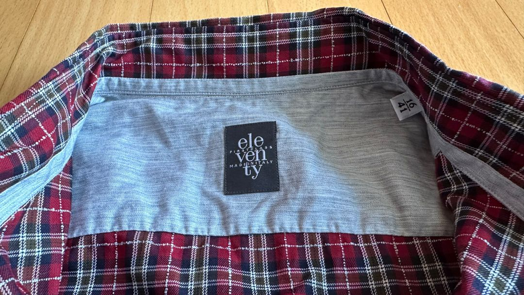 일레븐티 셔츠 남방 드레스 eleventy 정품 새상품--4