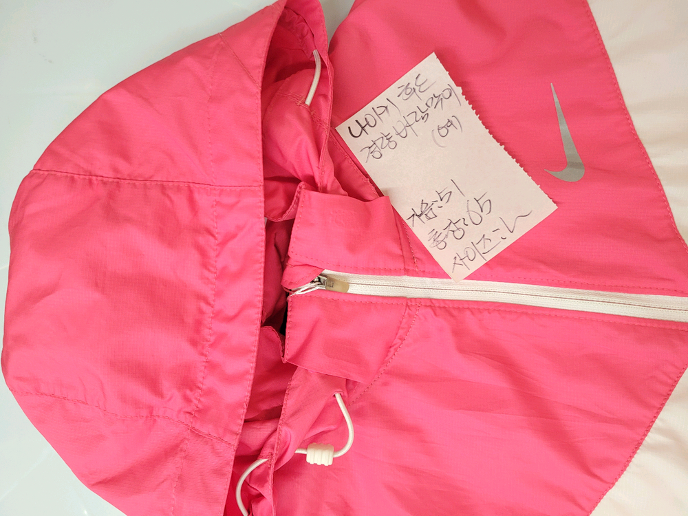 나이키 후드 경량 바람막이 여성 L.--5