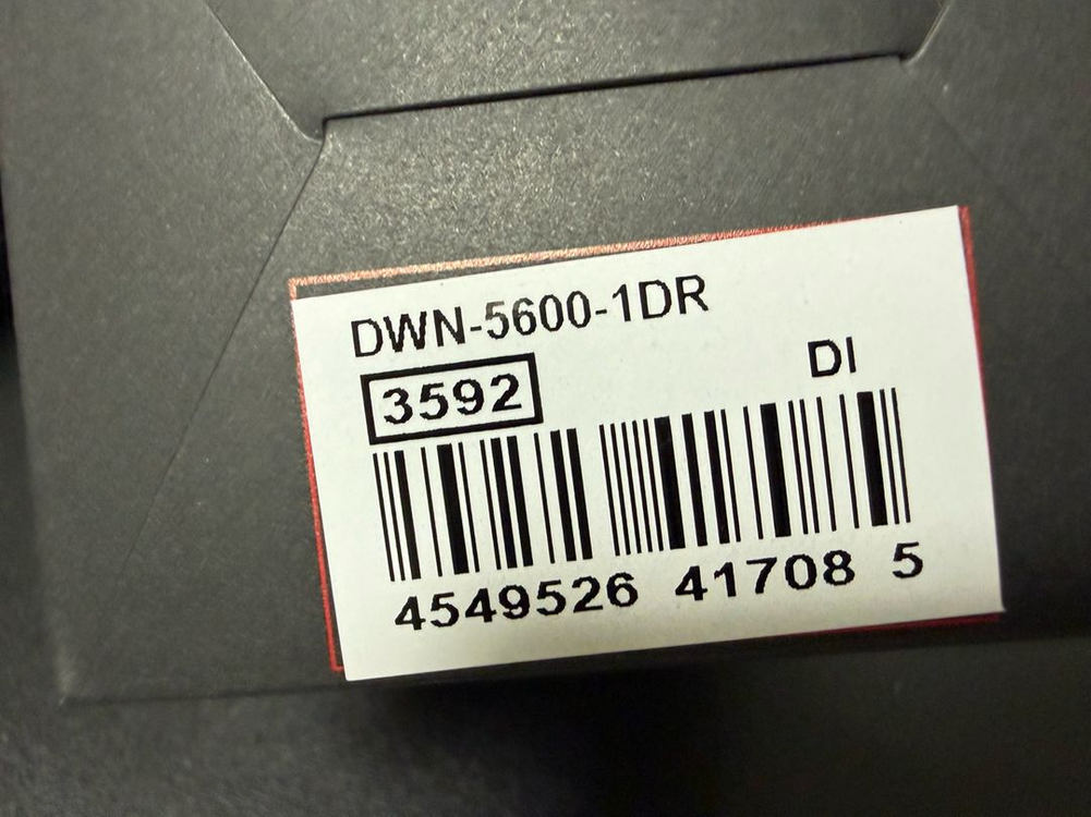 [국내 정발] 지샥 나노 링워치 블랙 G-SHOCK DWN-5600-1DR 이미지