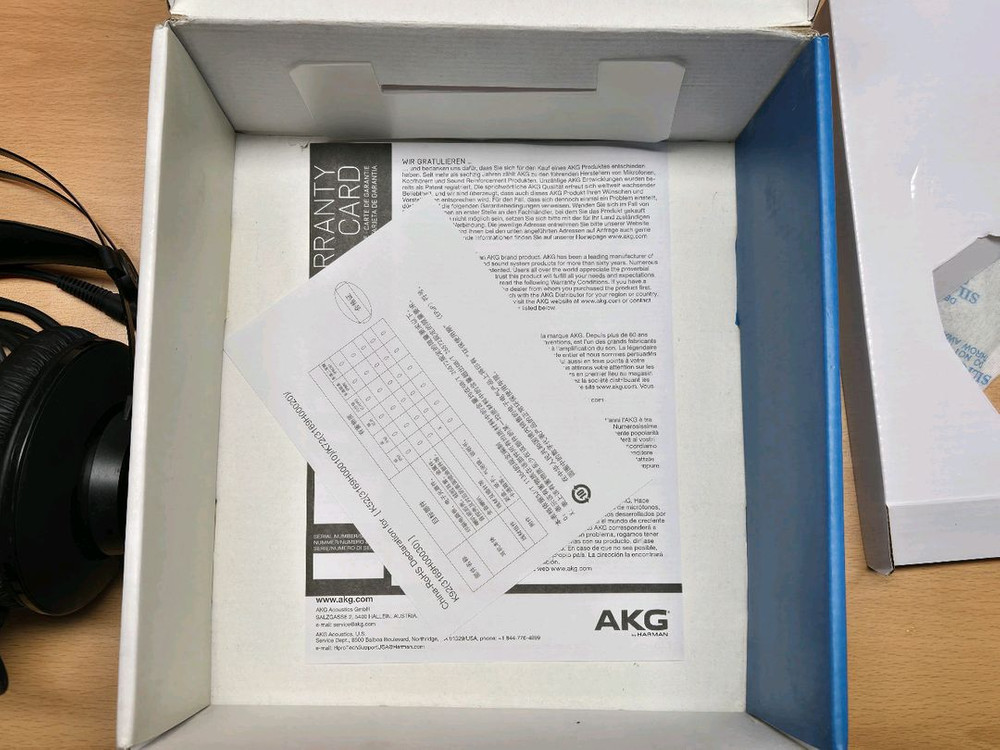 akg 헤드폰 k52--2