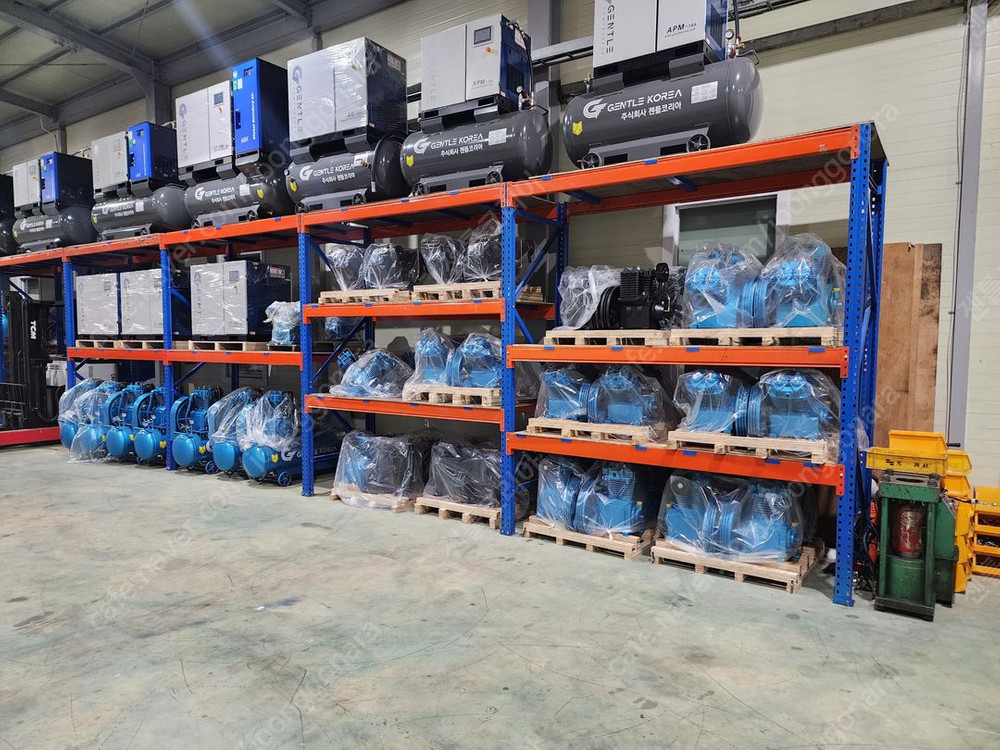 중고 중고압 5마력 400리터 콤프레샤 카센타 정비소용--8