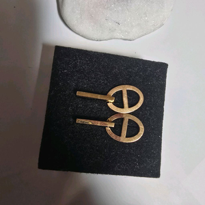 18k 핑크골드 데일리 귀걸이