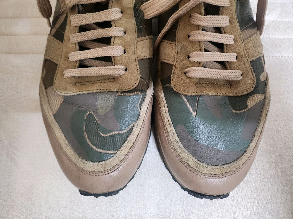 발렌티노 카모 밀리터리 스니커즈--3