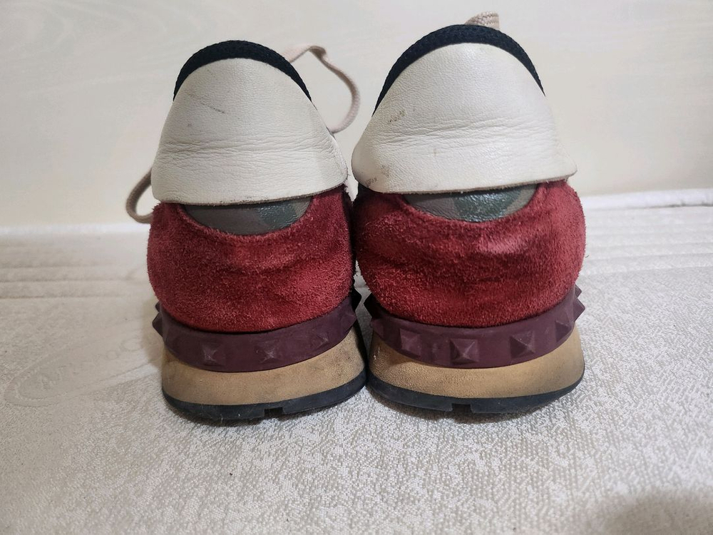 발렌티노 카모 밀리터리 스니커즈--5