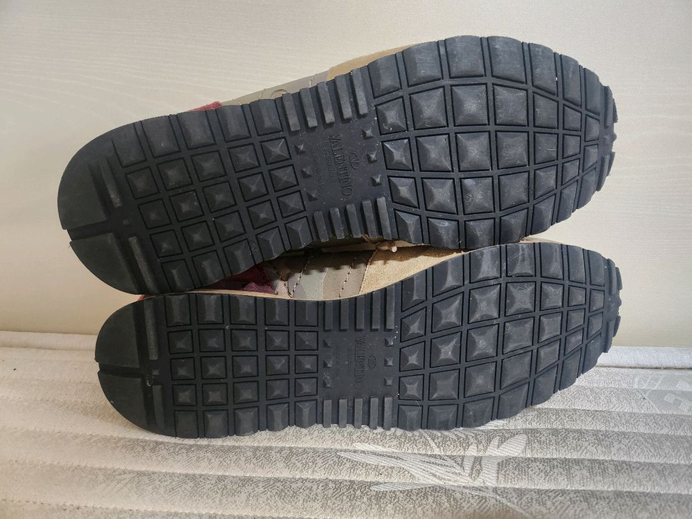 발렌티노 카모 밀리터리 스니커즈--6