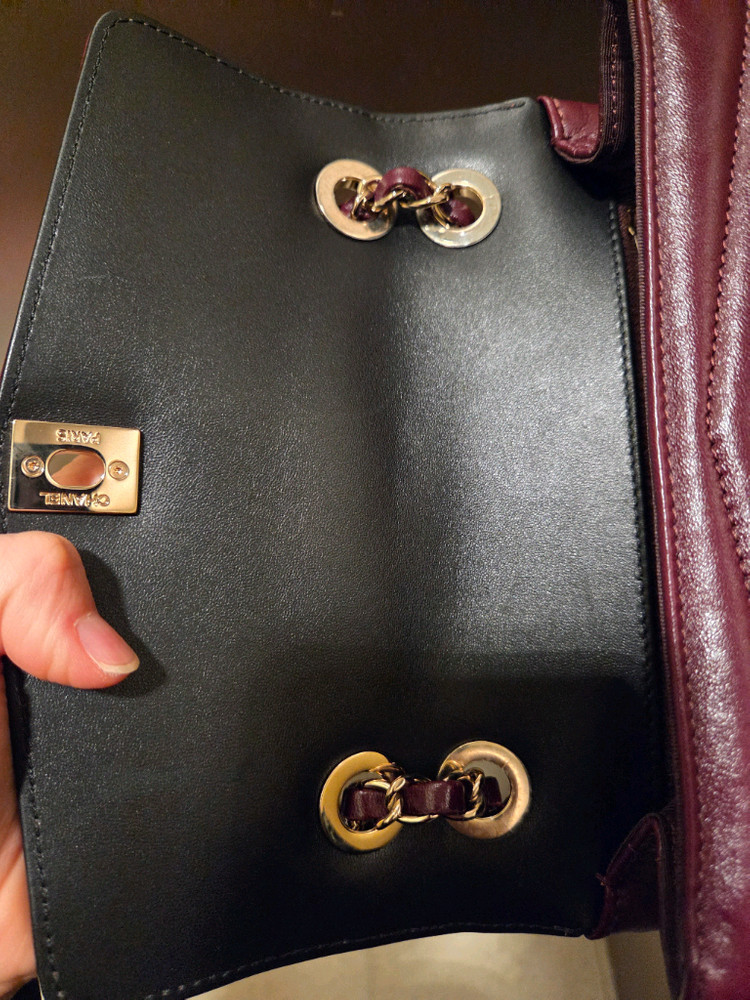 샤넬 쉐브론 플랩백--5