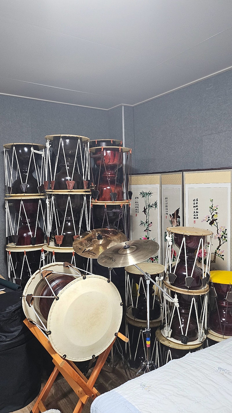 대형 장구(1자9치) 장단장구 무속고장 2종--7