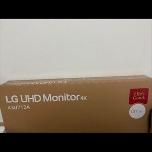 LG 4K UHD 43인치 모니터_43U712A