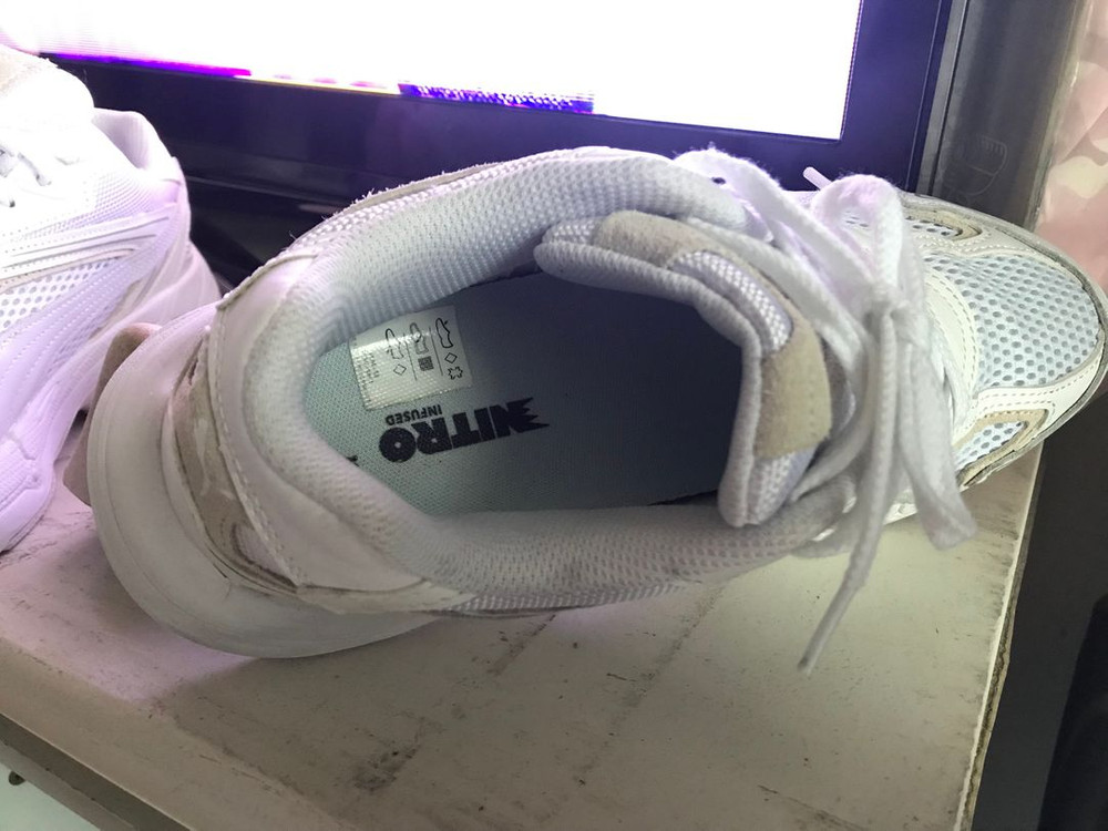 푸마 테버리스 나이트로 베이스 - 올 화이트 (상태 아주 좋음/275mm)--3