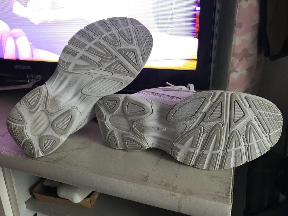 푸마 테버리스 나이트로 베이스 - 올 화이트 (상태 아주 좋음/275mm)--4