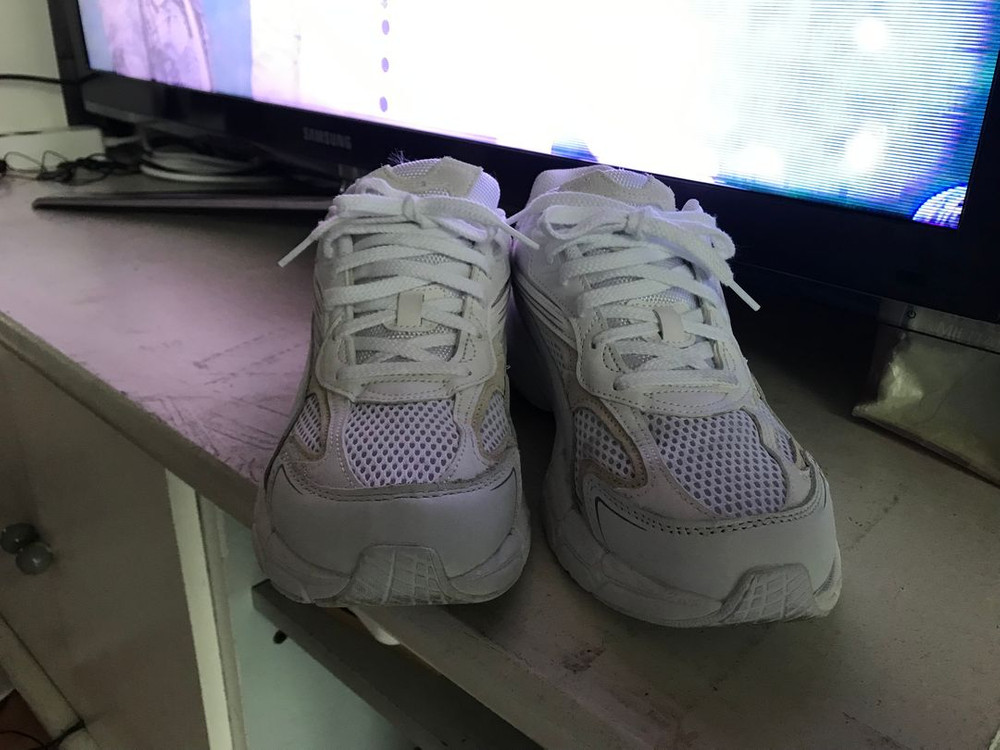 푸마 테버리스 나이트로 베이스 - 올 화이트 (상태 아주 좋음/275mm)--5