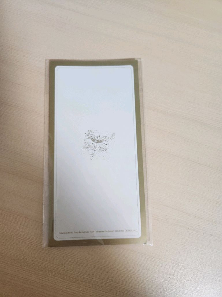 바이올렛 에버가든 렌티큘러 티켓 이미지