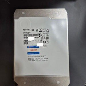 HDD 20TB 판매합니다. (Toshiba MG10ACA20TE )