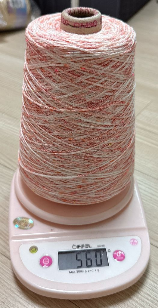 뜨개실 콘사 여름실 튜브사 의류뜨개 대바늘 코바늘--4