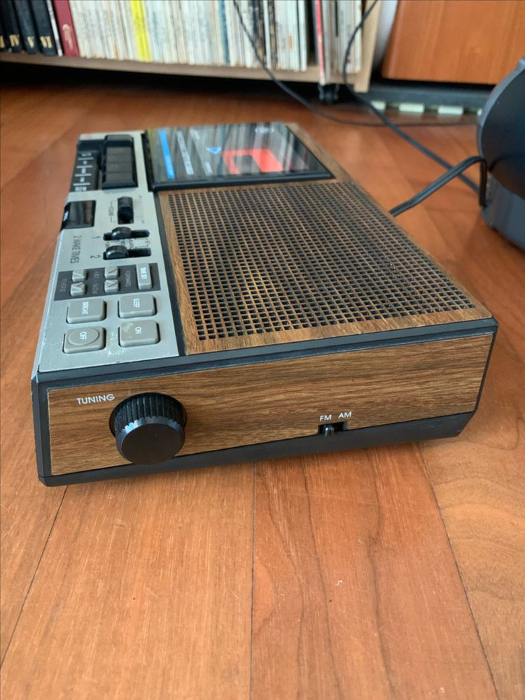 빈티지 시계 라디오 / 코브라 cd.카세트 플레이어 세트 이미지