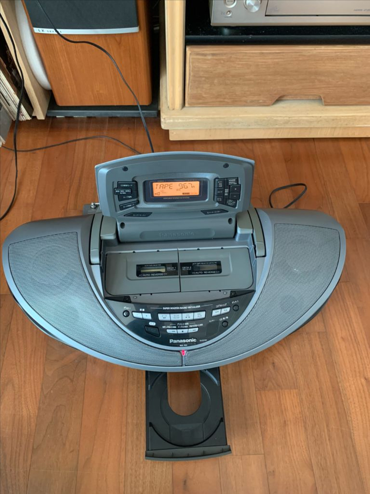 빈티지 시계 라디오 / 코브라 cd.카세트 플레이어 세트 이미지