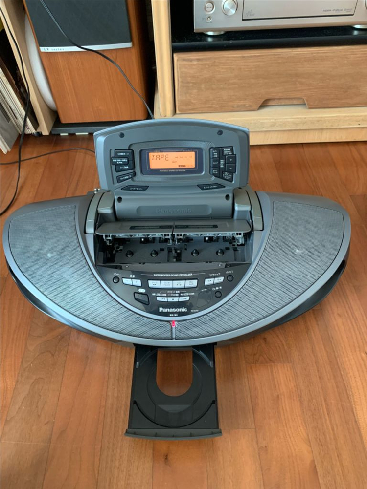 빈티지 시계 라디오 / 코브라 cd.카세트 플레이어 세트 이미지