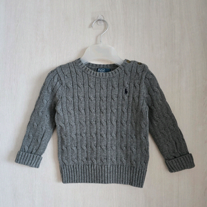 폴로 랄프로렌키즈 케이블 니트 스웨터 24M