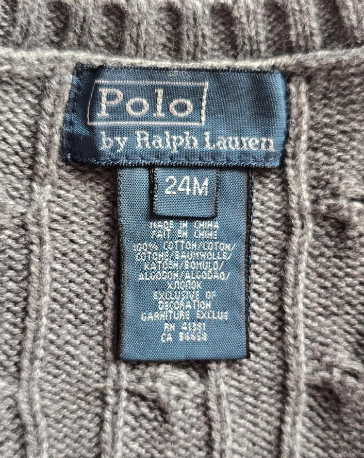 폴로 랄프로렌키즈 케이블 니트 스웨터 24M--7