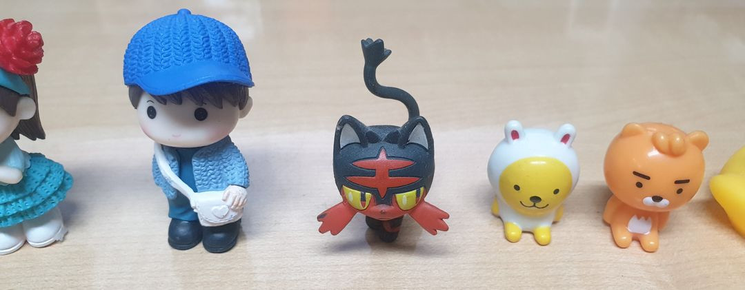 미니 피규어들 일괄 (신비 아파트 피규어 4개 외)--3