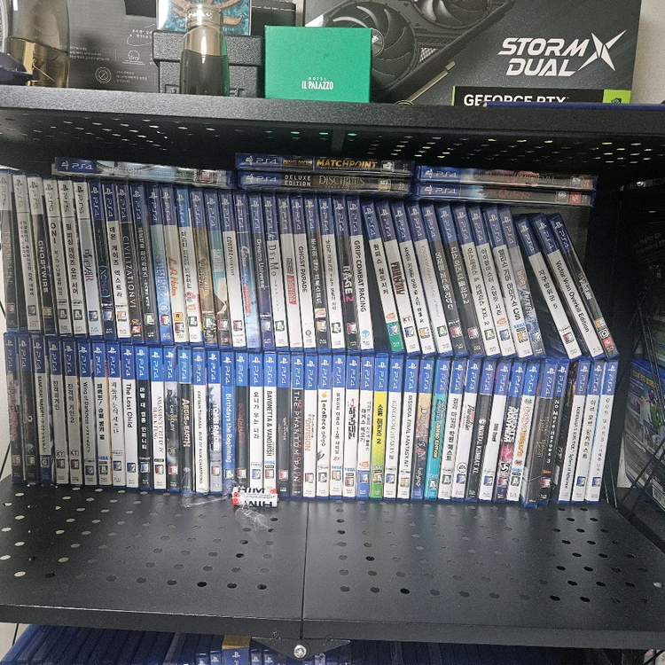 ps4 ps5 게임 200여종. 이미지