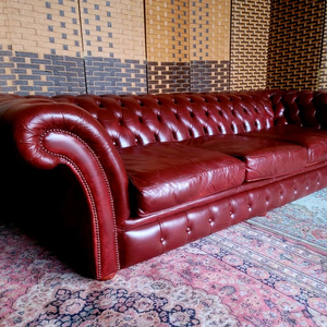 *소파맨*영국 체스터필드*3인용소파 이미지