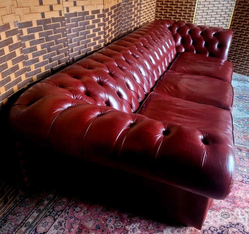 *소파맨*영국 체스터필드*3인용소파 이미지