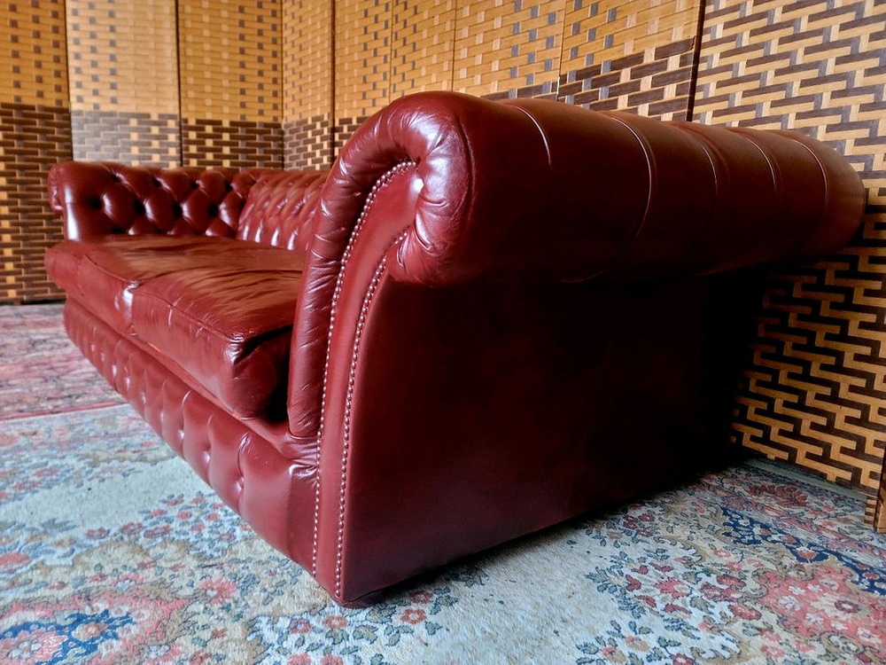 *소파맨*영국 체스터필드*3인용소파 이미지