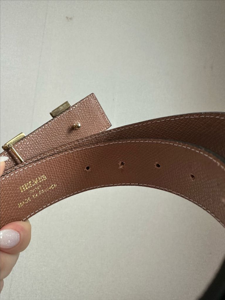 에르메스 H버클 벨트--1