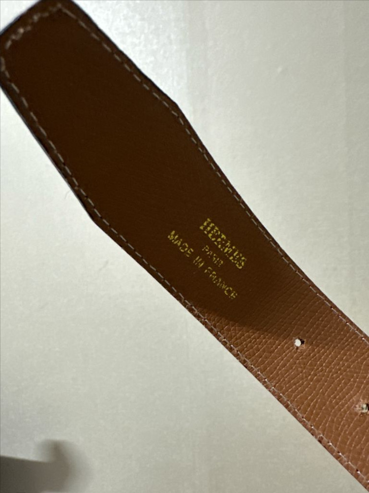 에르메스 H버클 벨트--3