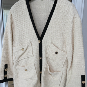 마쥬 트위드 가디건