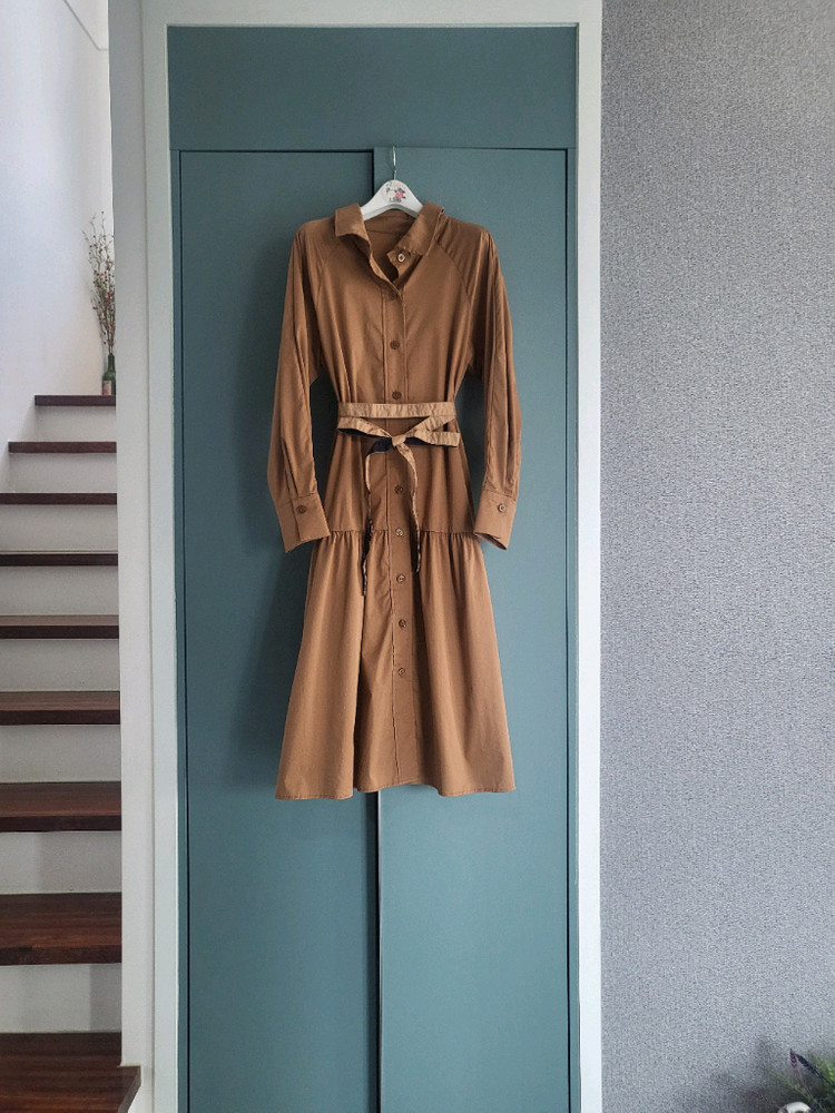 봄 단아한 롱원피스 2벌(반택포)--3