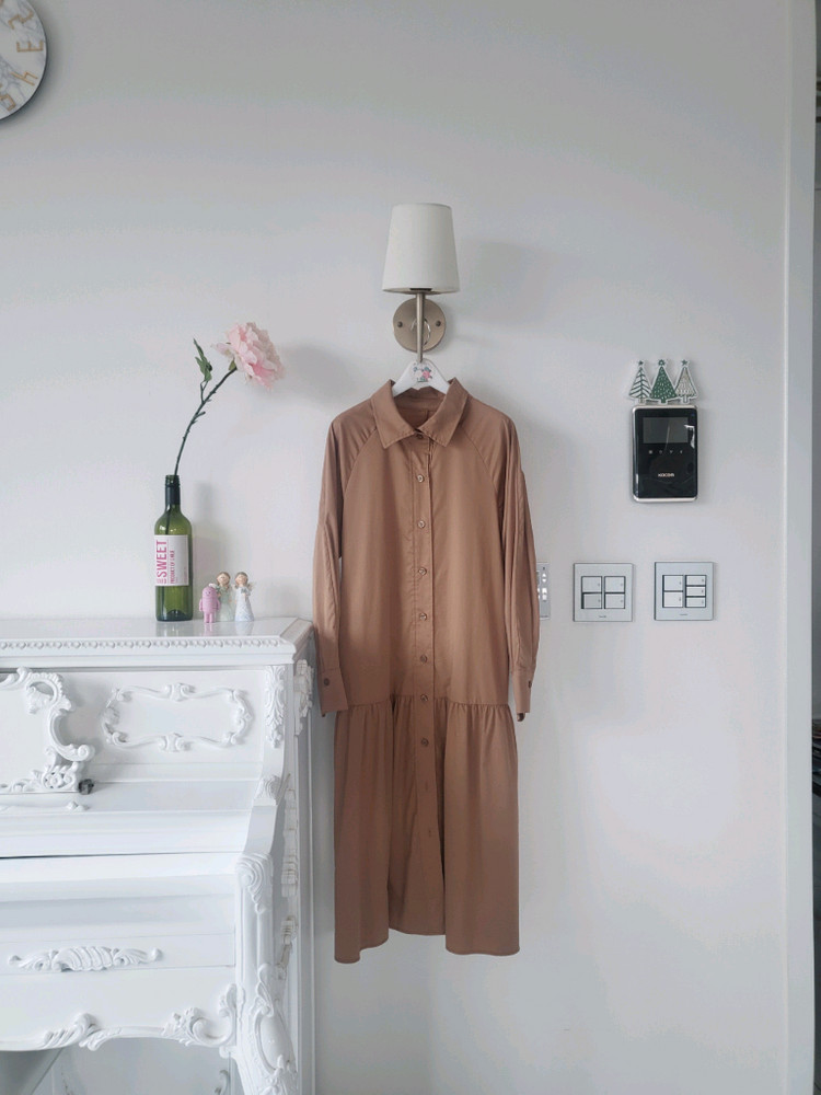 봄 단아한 롱원피스 2벌(반택포)--6