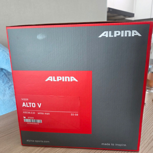 25/26 알피나 Alto V 변색 바이저 스키 헬멧